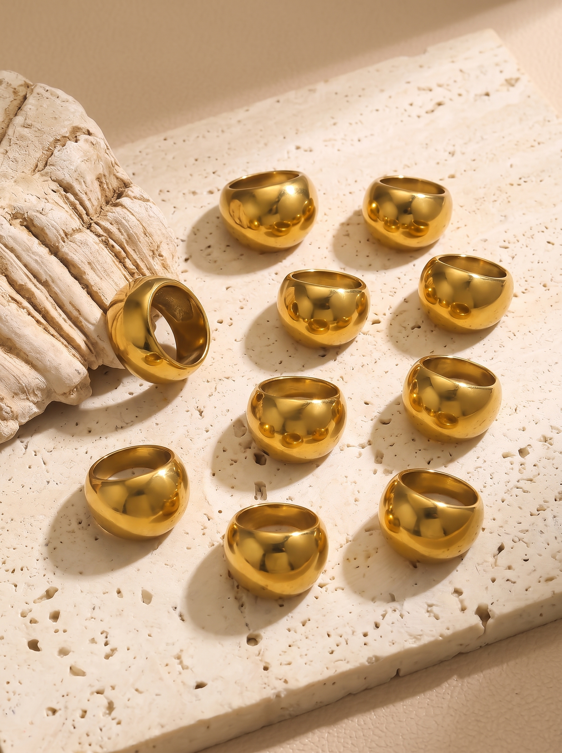 Golden Dome Ring