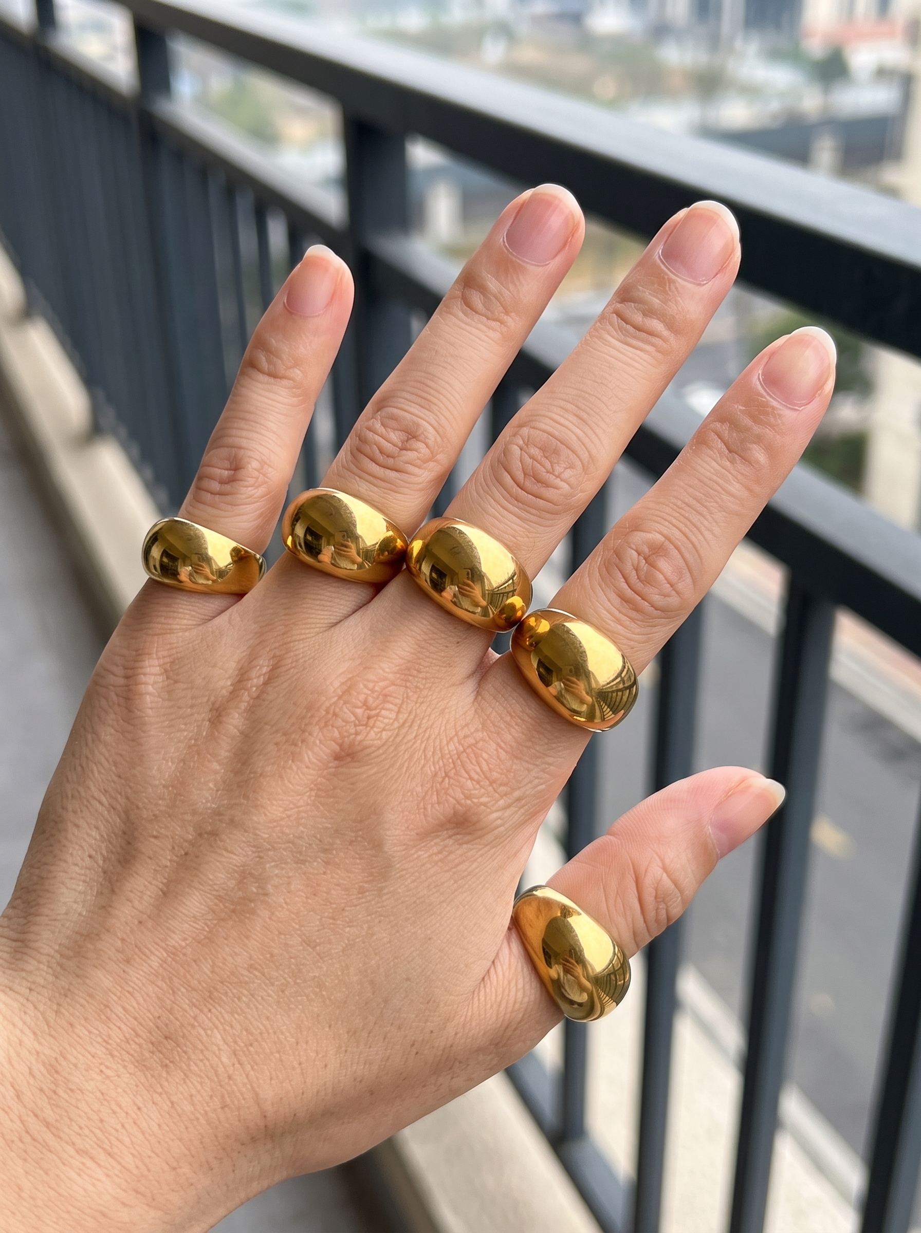 Golden Dome Ring