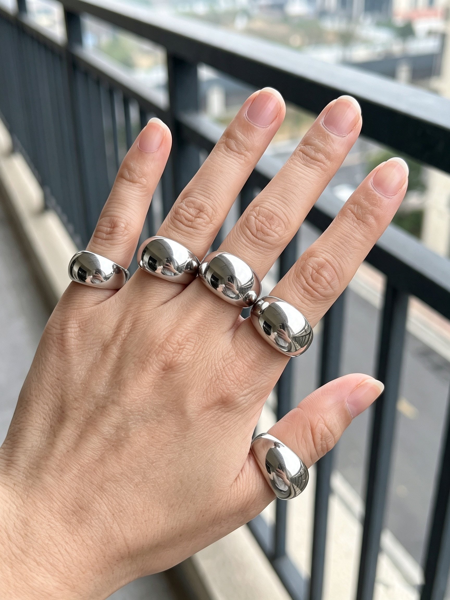 Silver Dome Ring