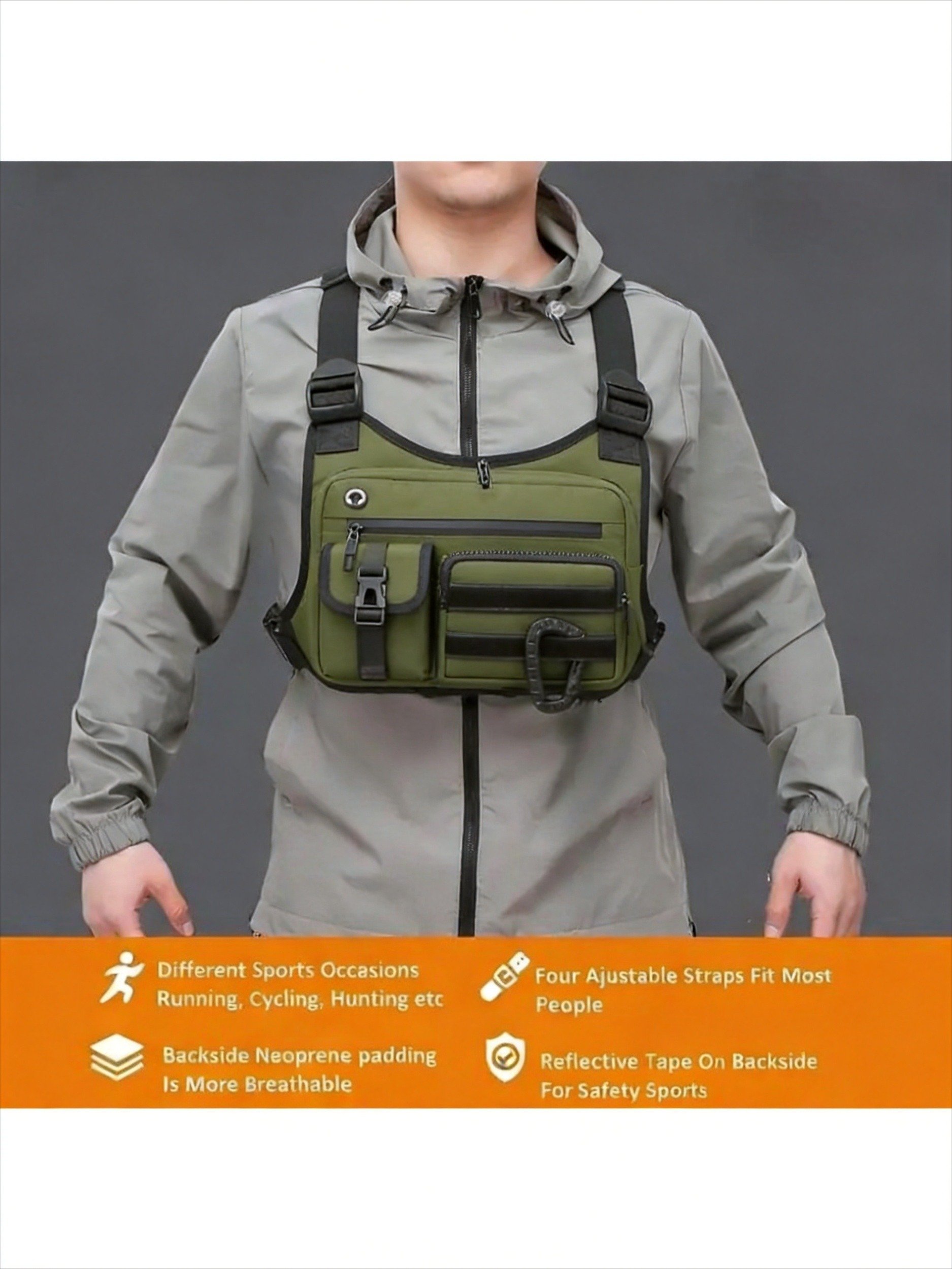 Green Chest Rig Bag