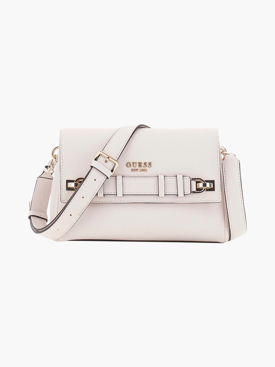Gregoria Crossbody Bag with Flap Closure and Adjustable Strap