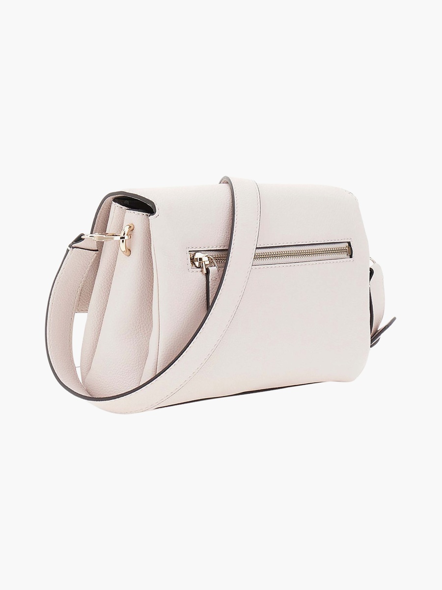 Gregoria Crossbody Bag with Flap Closure and Adjustable Strap