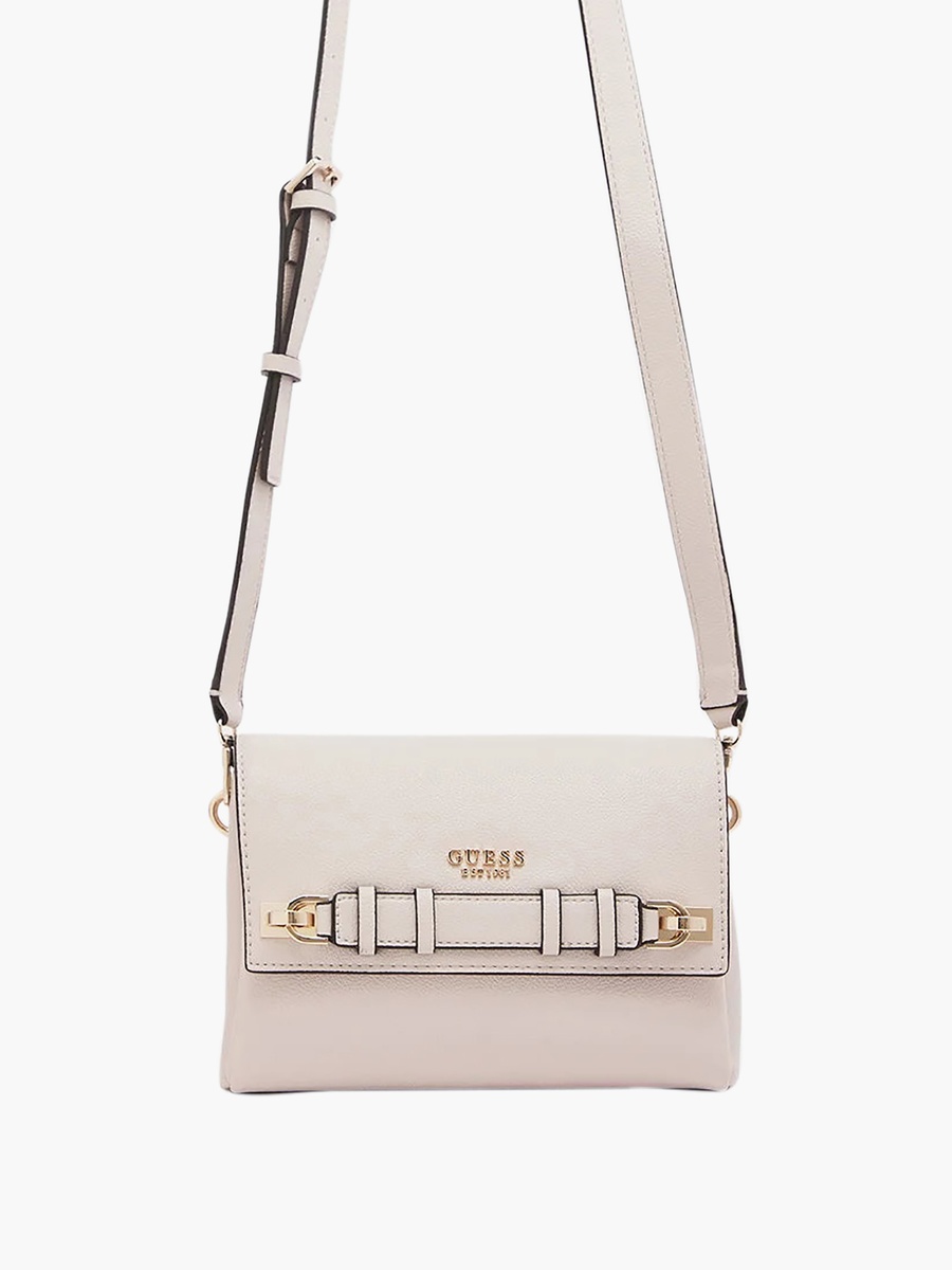 Gregoria Crossbody Bag with Flap Closure and Adjustable Strap