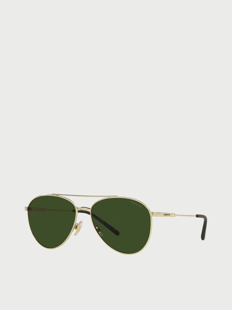 Men Green Lens Aviator Sunglasses