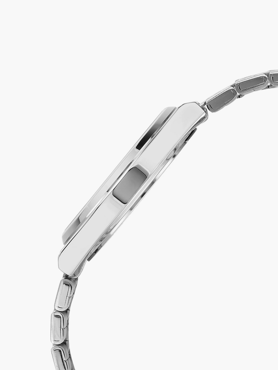 Men 35 MM Silver Analog Stainless Steel Watch - MTP-B145D-4A2VDF