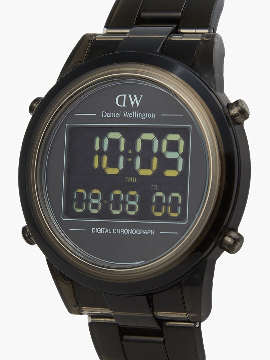 Digital Chronograph Link Bracelet Watch 42mm