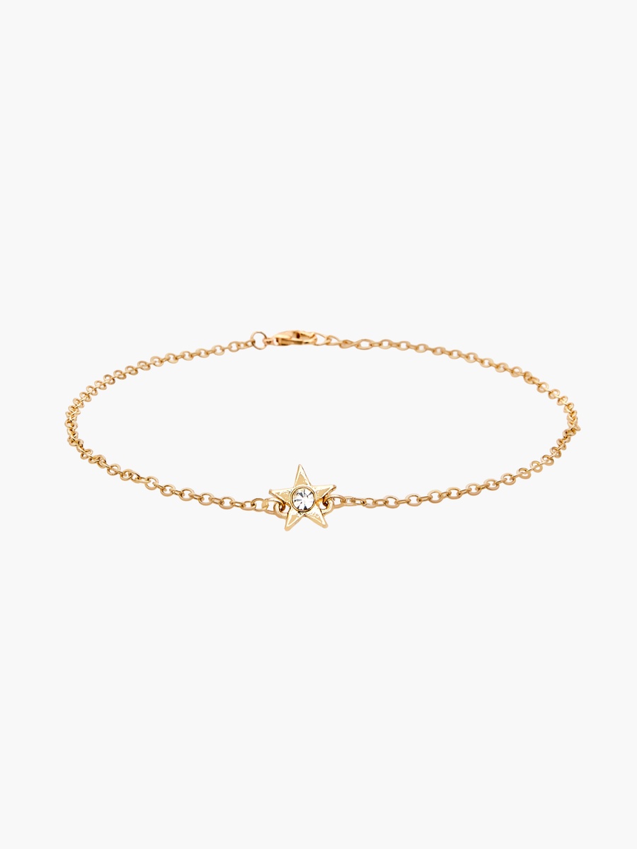 Pack of 3 Gold Tone Assorted Anklet
