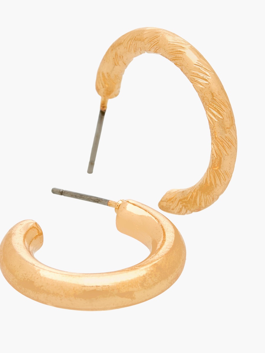 Pack of 9 Gold Tone Earrings with Pushback closure