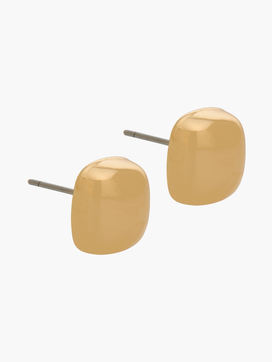 Pack of 3 Gold Tone Earrings with Pushback Closure