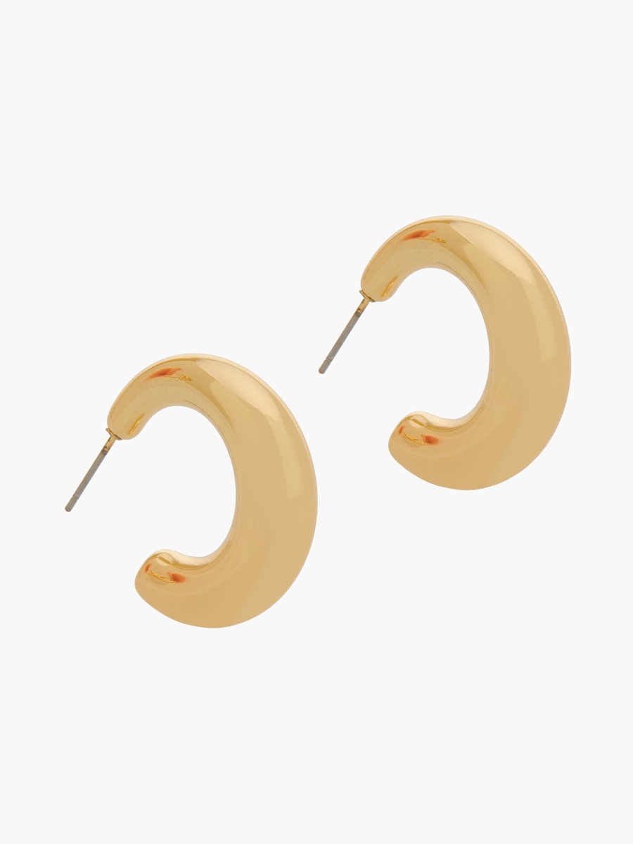 Pack of 3 Gold Tone Earrings with Pushback Closure