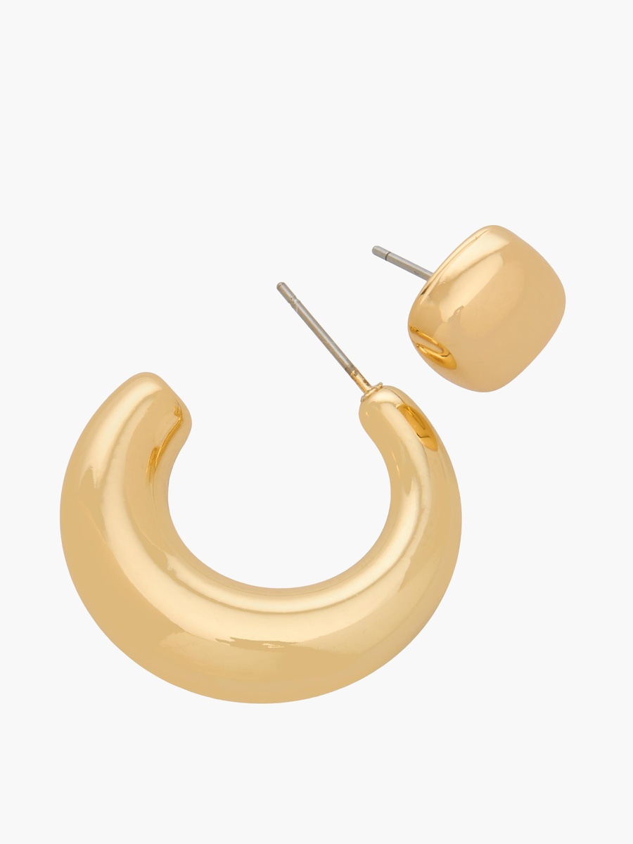 Pack of 3 Gold Tone Earrings with Pushback Closure
