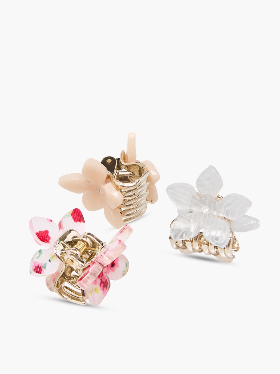 Pack of 6 Floral Hair Clamp