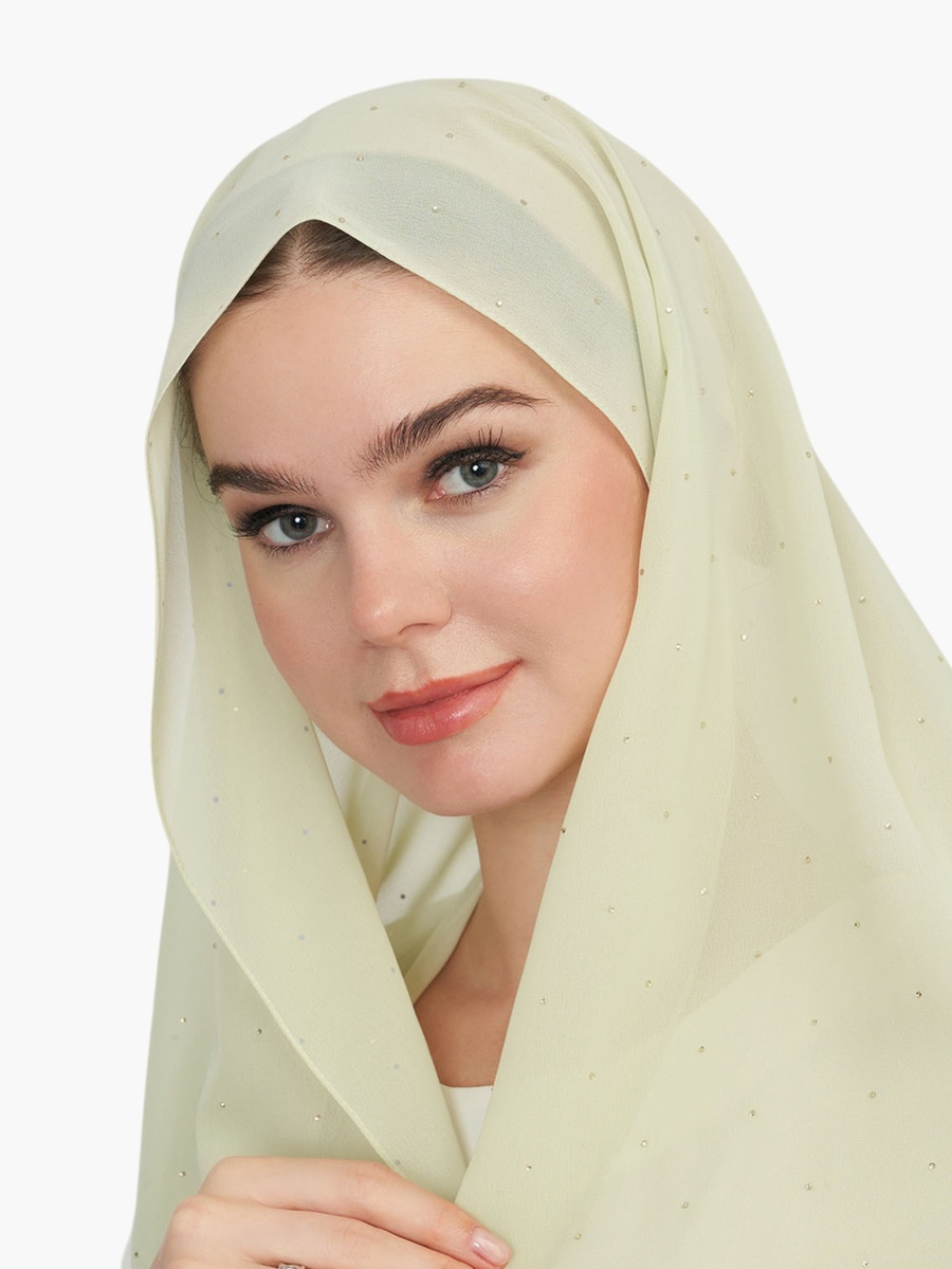 Logo Embellished Hijab