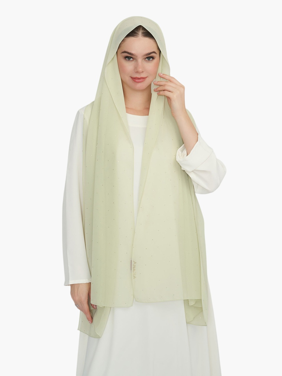 Logo Embellished Hijab