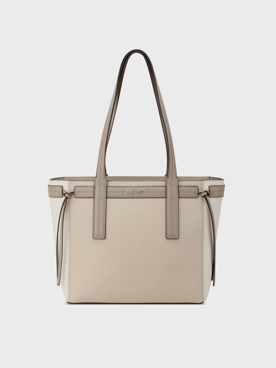 Textured Top Handle Shoulder Bag with Zipper Closure
