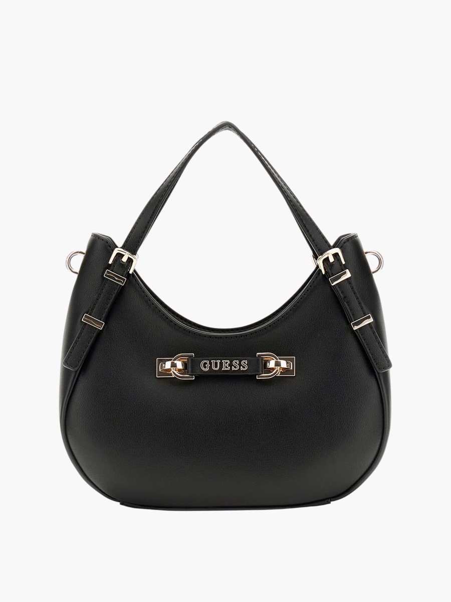 LEFIA SMALL Curved Shoulder Bag with Gold Hardware