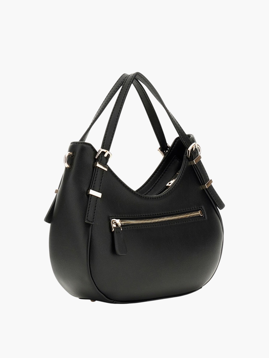 LEFIA SMALL Curved Shoulder Bag with Gold Hardware