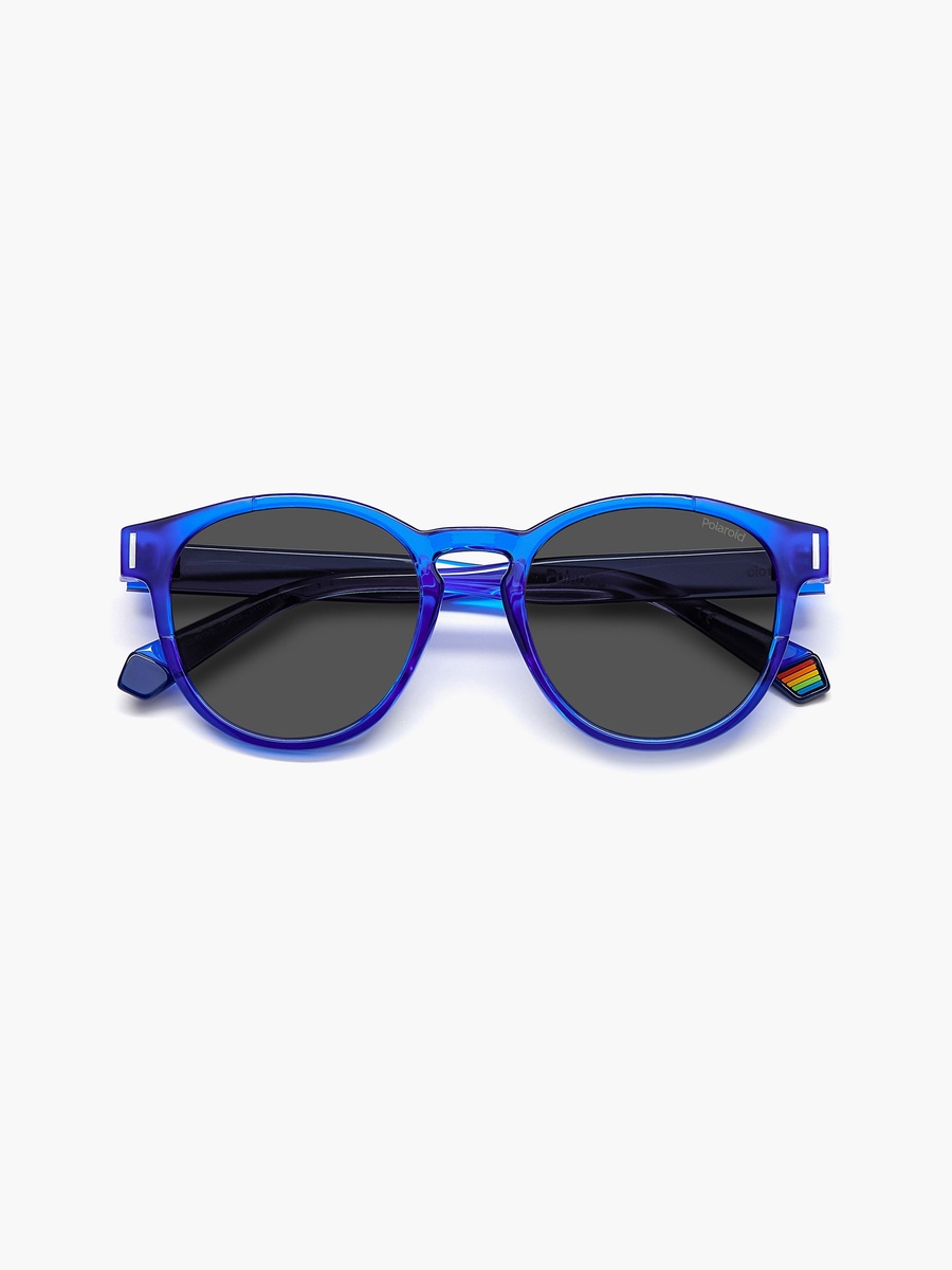 Polarized and UV Protected Blue Lens 51 mm Pantos Sunglasses - 204847