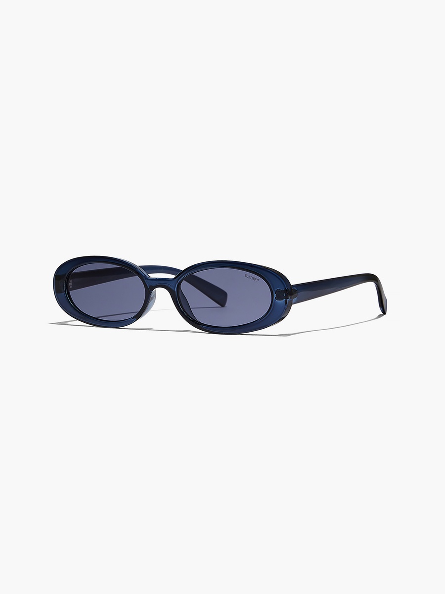 DREW  Blue 52 mm Rectangle Sunglasses