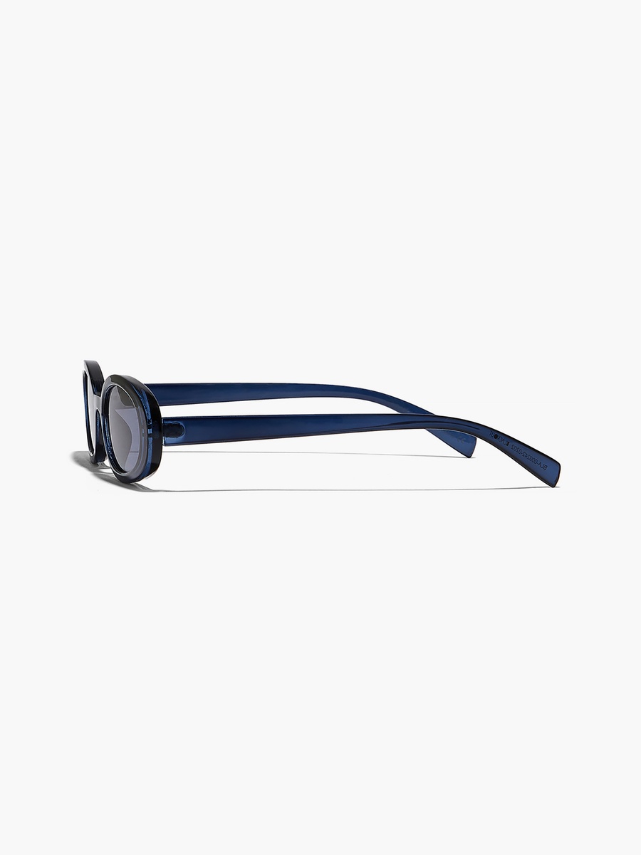 DREW  Blue 52 mm Rectangle Sunglasses