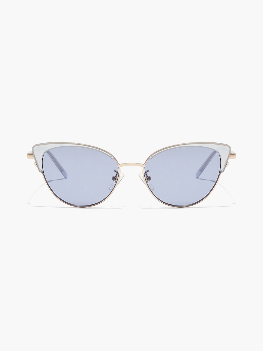 Women Blue Lens 51 mm Cat Eye Sunglasses - 30S-000291-0202