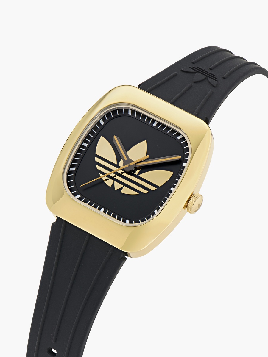 Unisex Wave Three 37 MM Black Analog Watch - AOSY26001