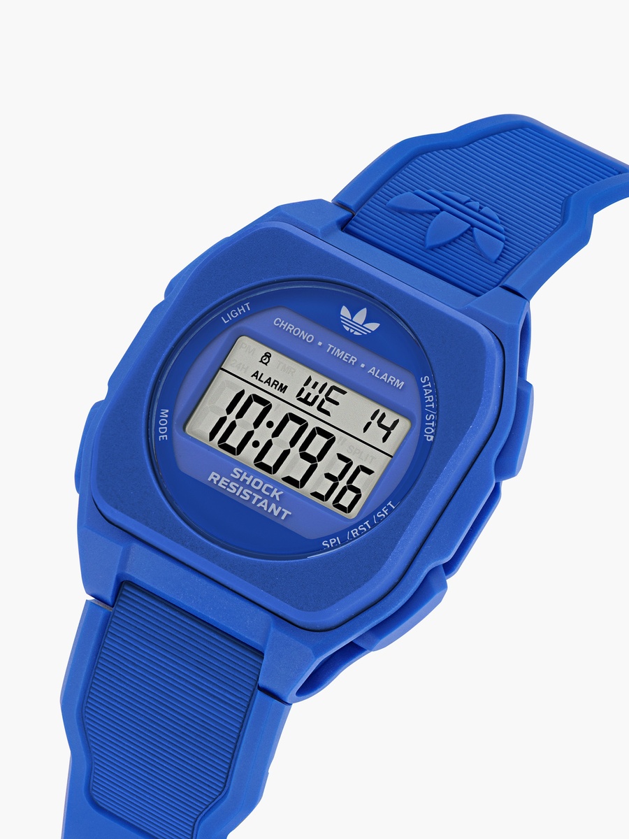 Unisex City Tech Four 42 MM Blue Digital Watch - AOST25030