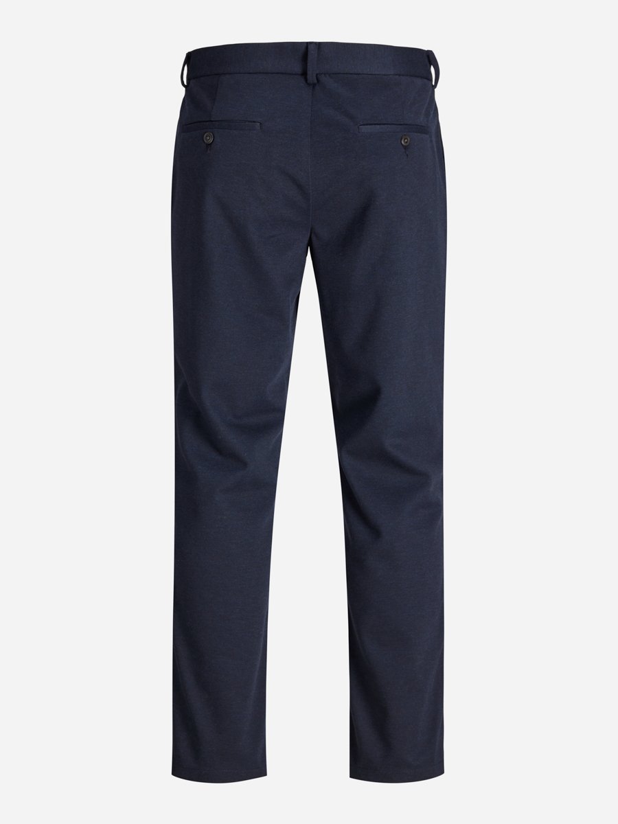 Navy Blue Solid Chino Pants