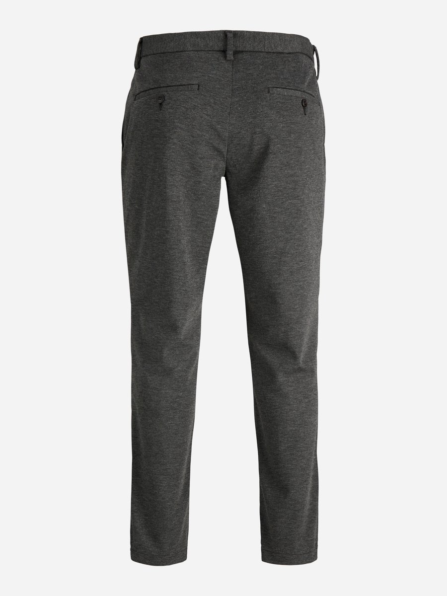 Grey Solid Chino Pants