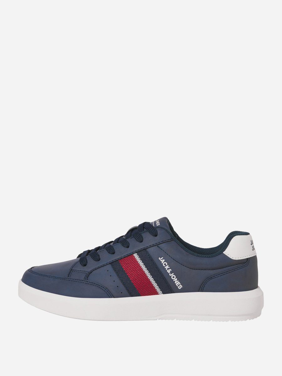 Striped Tape Lace Up Sneakers