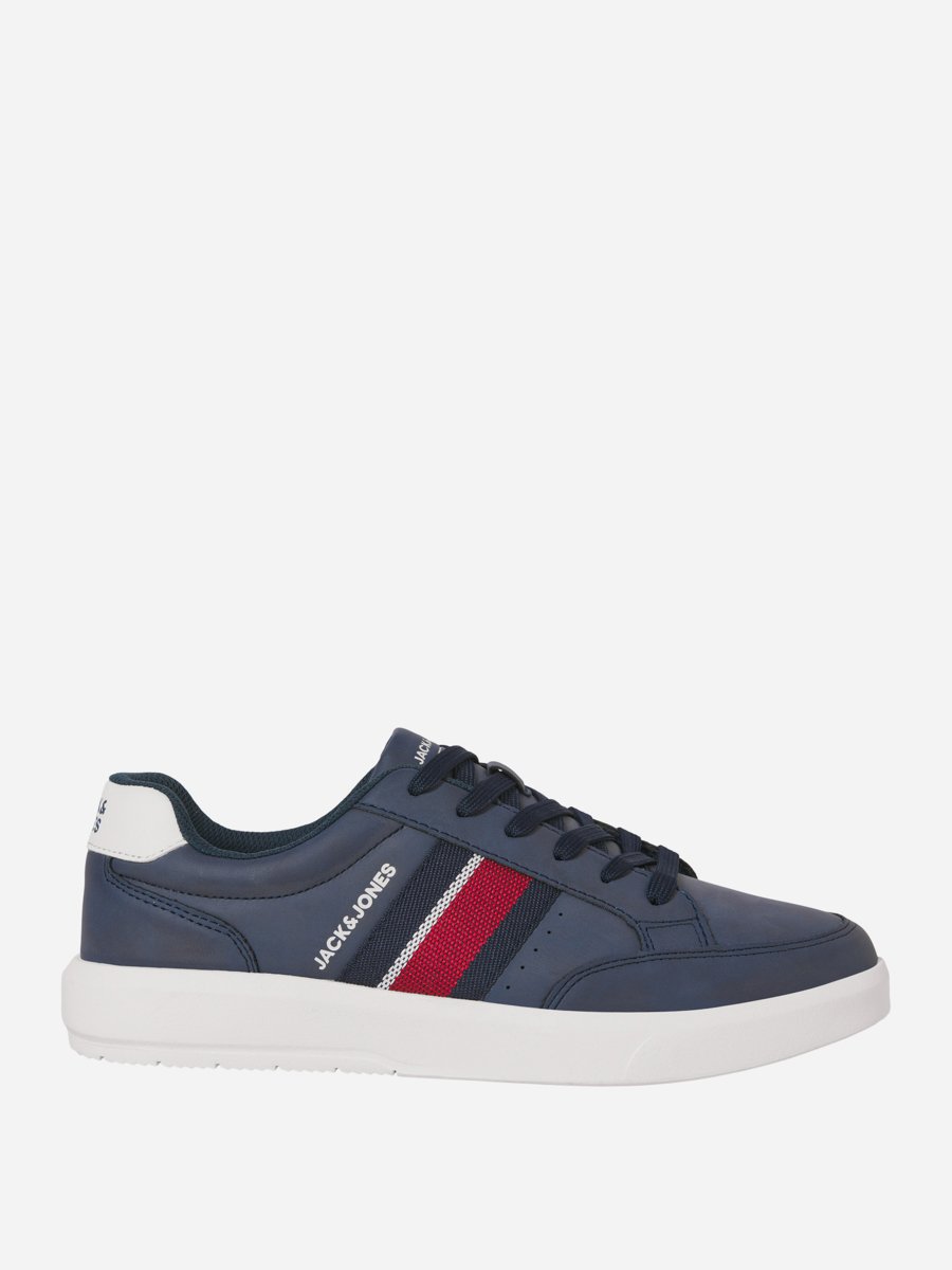 Striped Tape Lace Up Sneakers