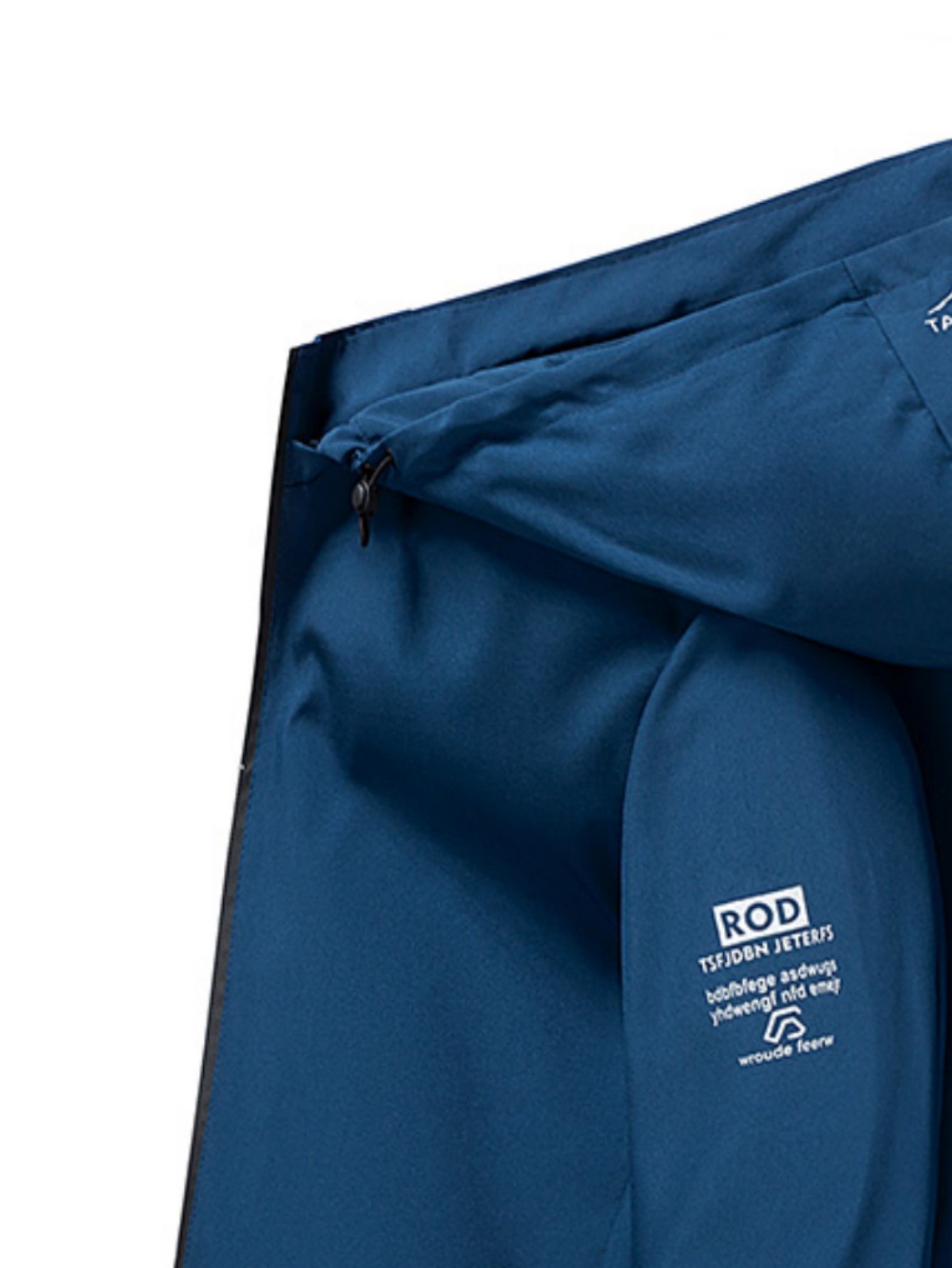 Men Blue Hooded Zip-Up Jacket
