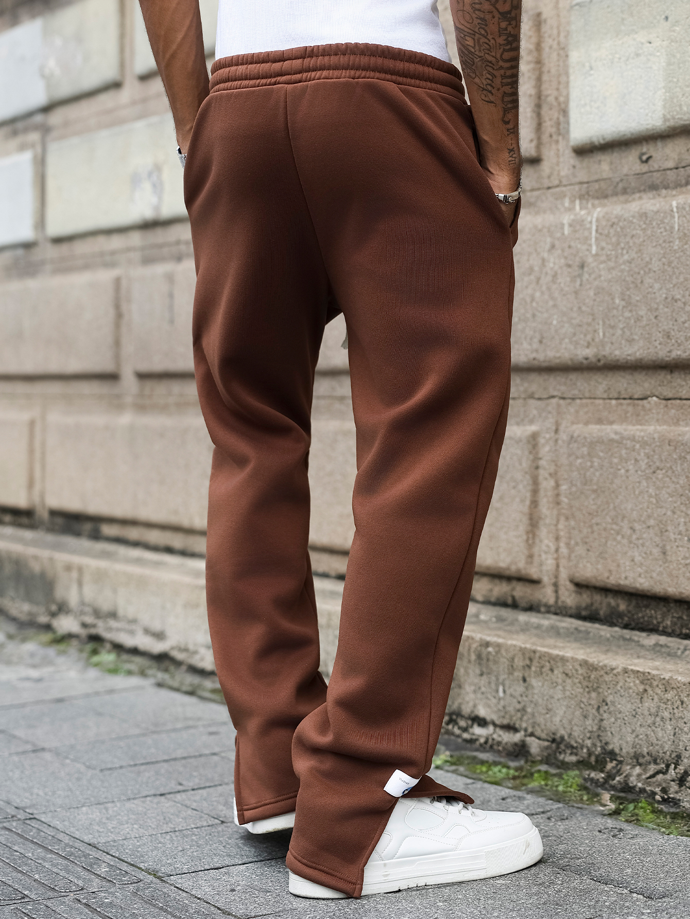 Men Brown Relaxed Fit Trousers