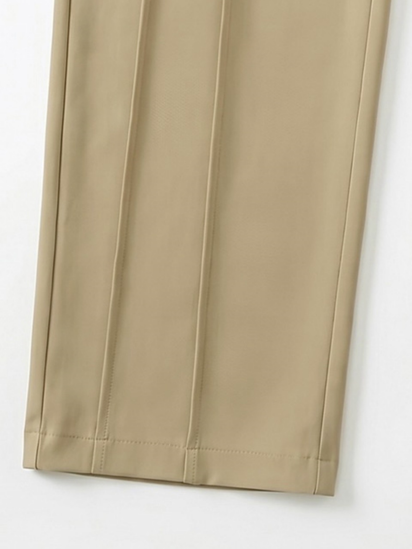 Men Tan Wide-Leg Drawstring Trousers