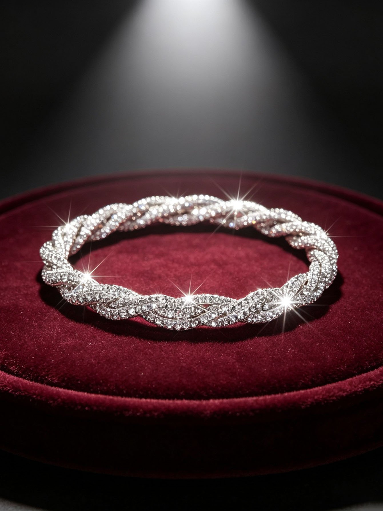 Silver Bangle Bracelet for Everyday Luxury | Casual Wear Single Piece.