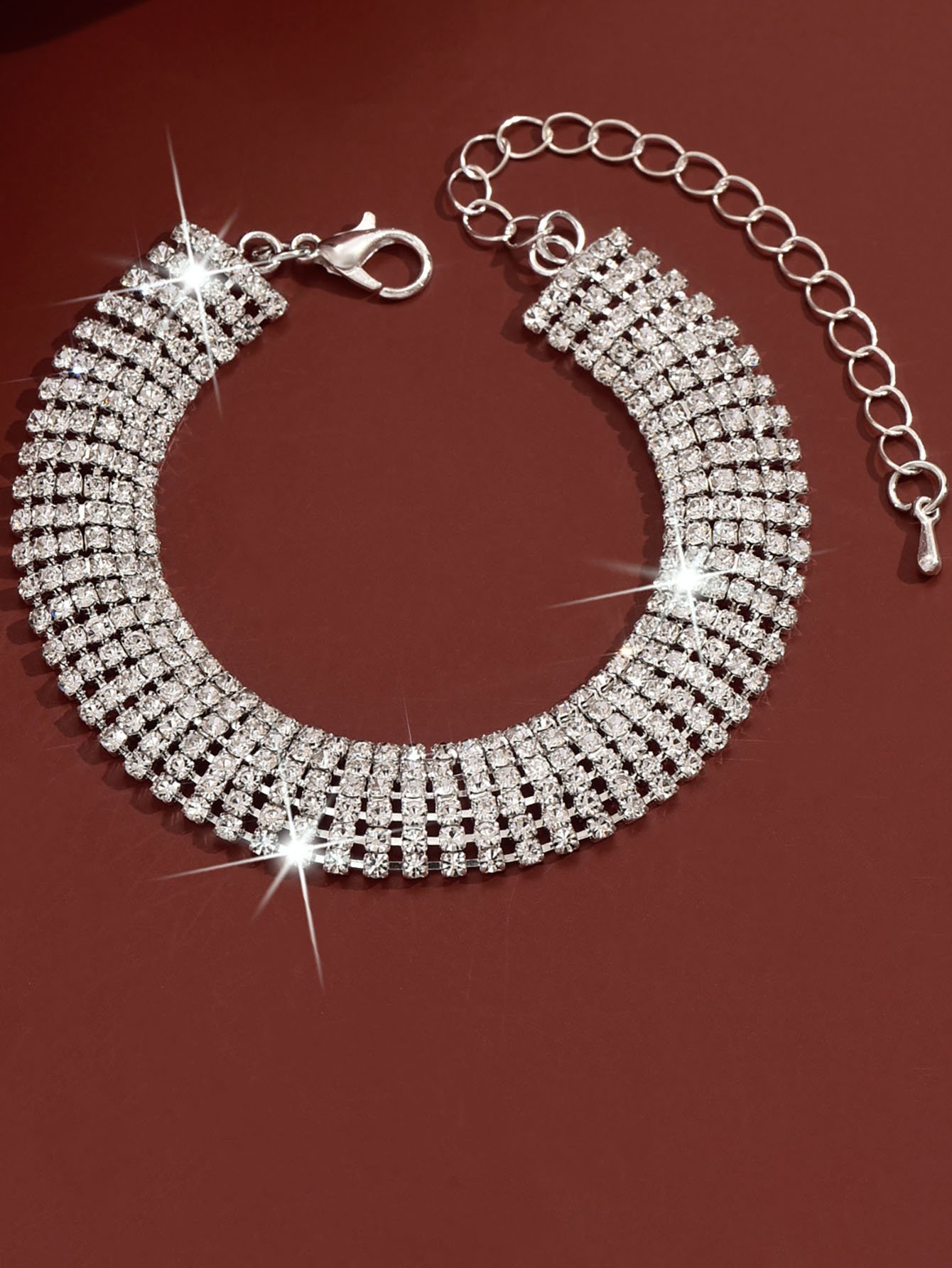 Sparkling Silver Charm Bracelet for Women - Everyday Wear.