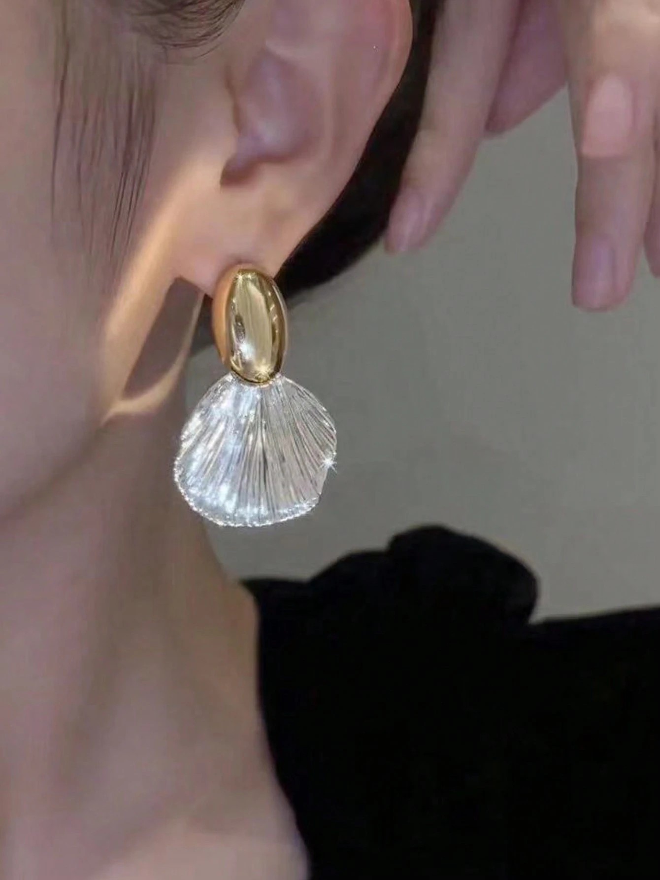 Gold and Silver Dangle Earrings for Everyday Wear.