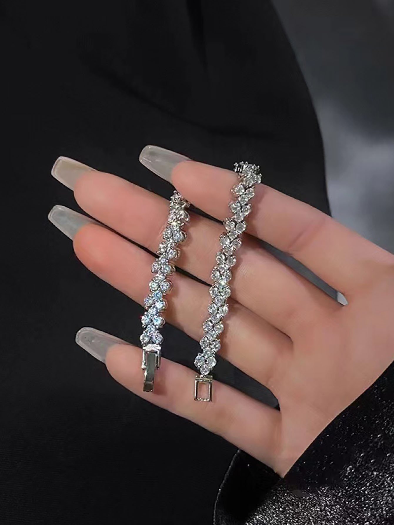 Silver Zirconia Tennis Bracelet for Women - Casual Sparkle.