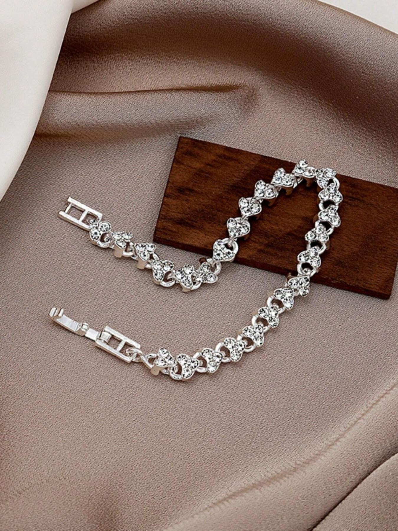 Silver Zirconia Tennis Bracelet for Women - Casual Sparkle.