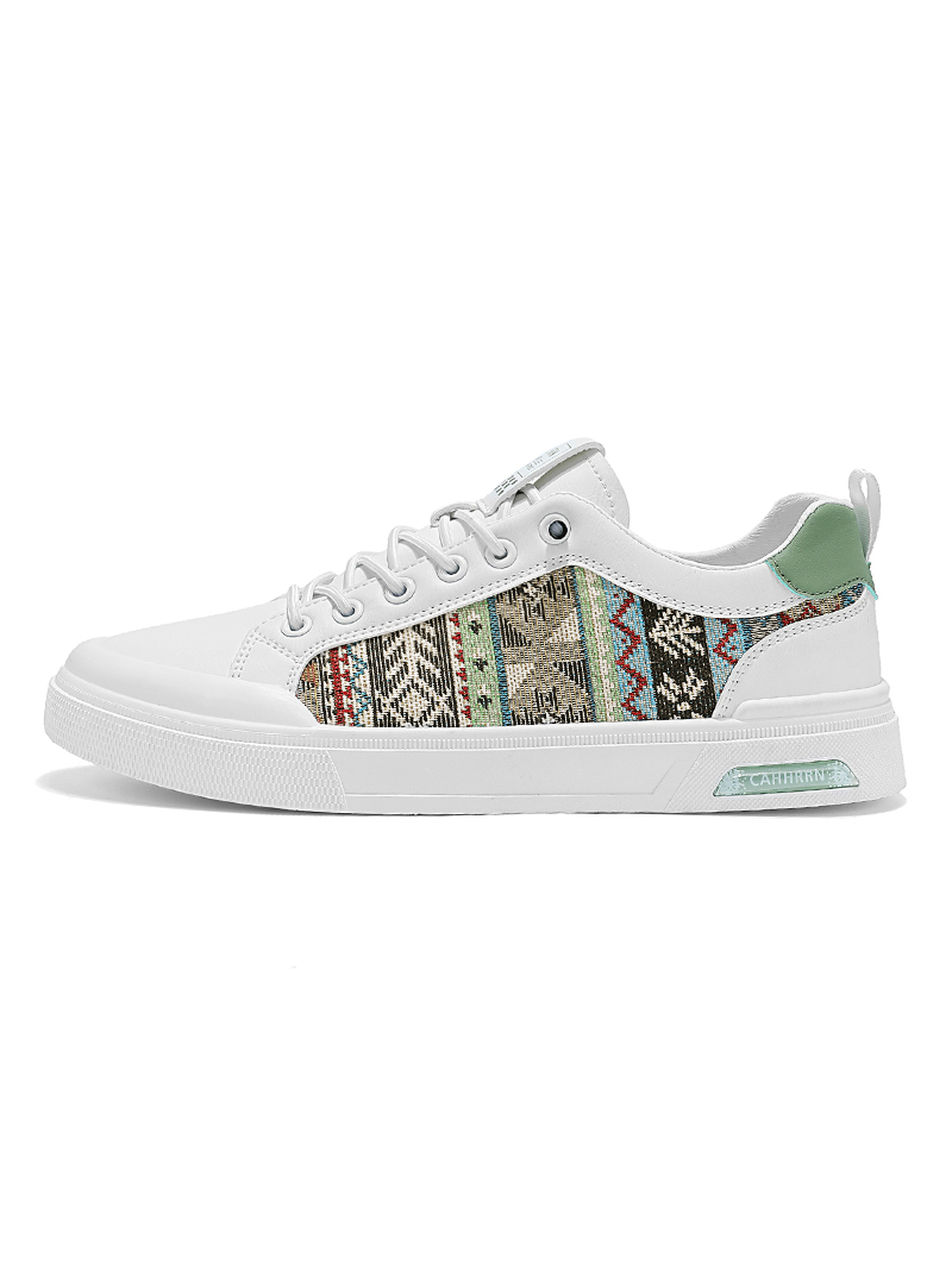 Mens Patterned Lace Up Sneakers