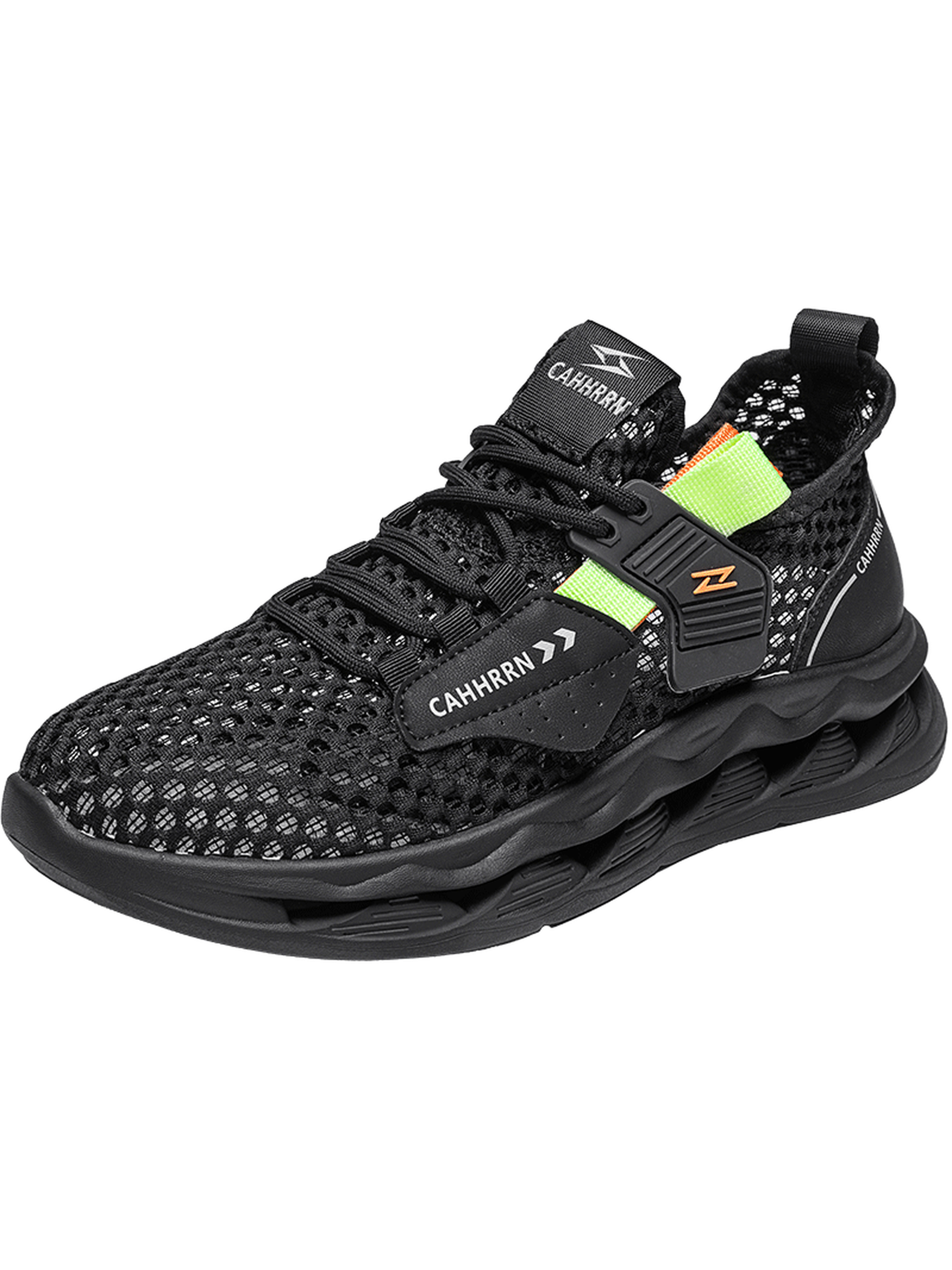 Black Breathable Mesh Sneakers