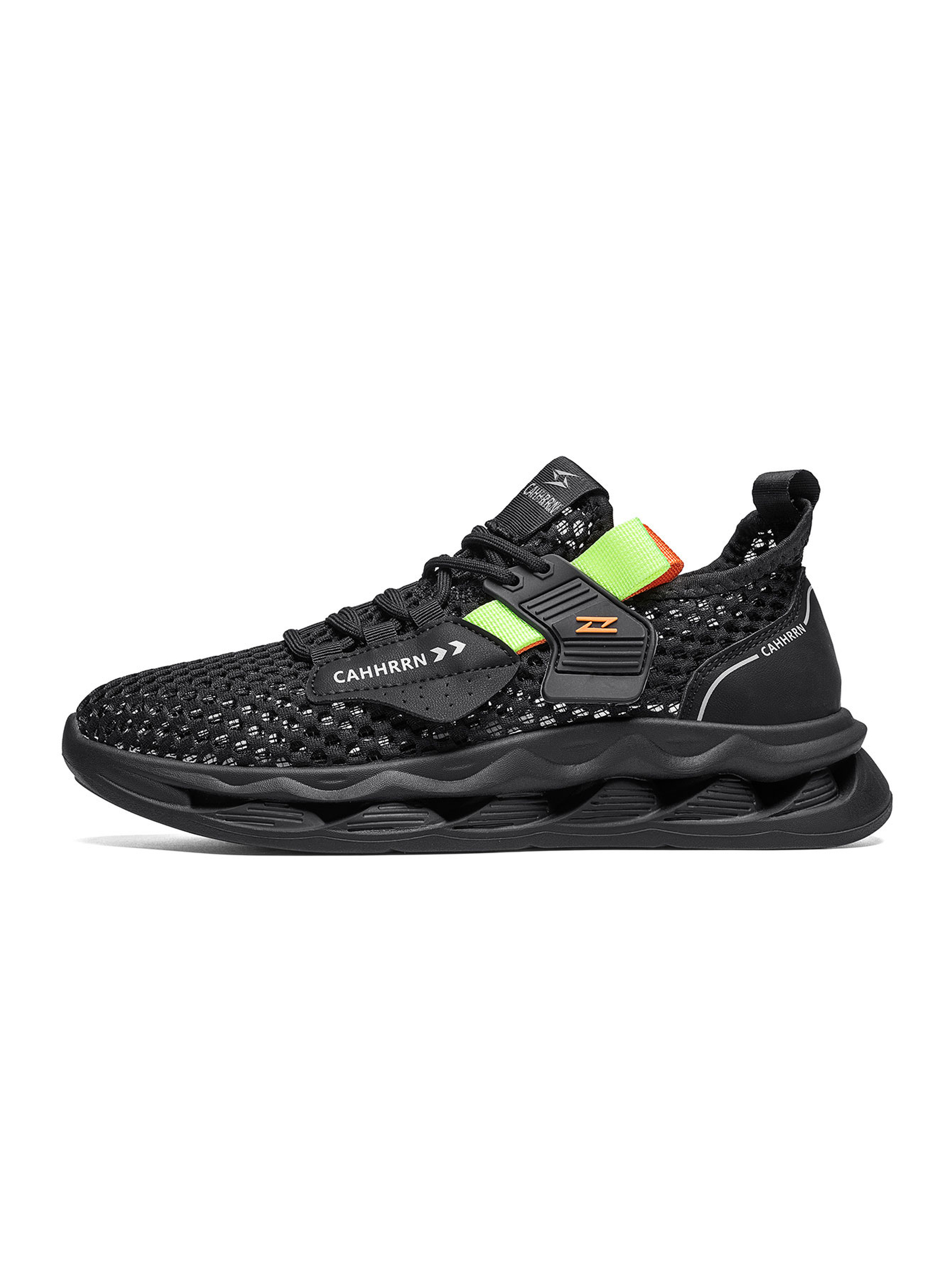 Black Breathable Mesh Sneakers