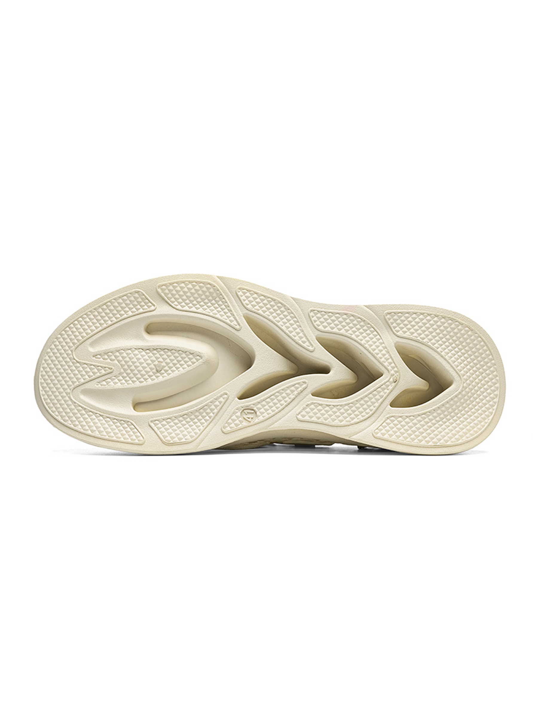 Cream Breathable Mesh Sports Sneakers