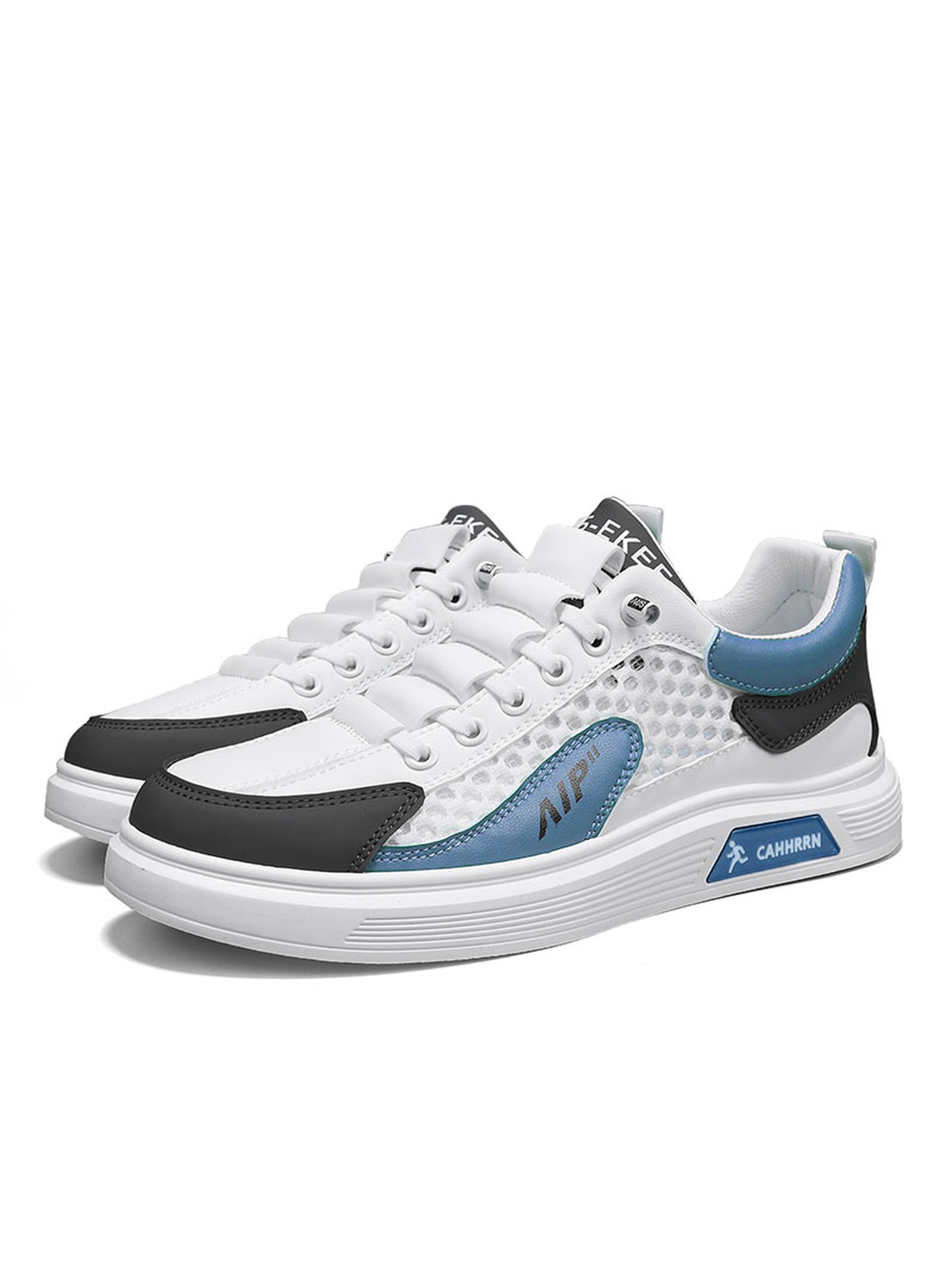Contrast Tab Lace Detail Sneakers