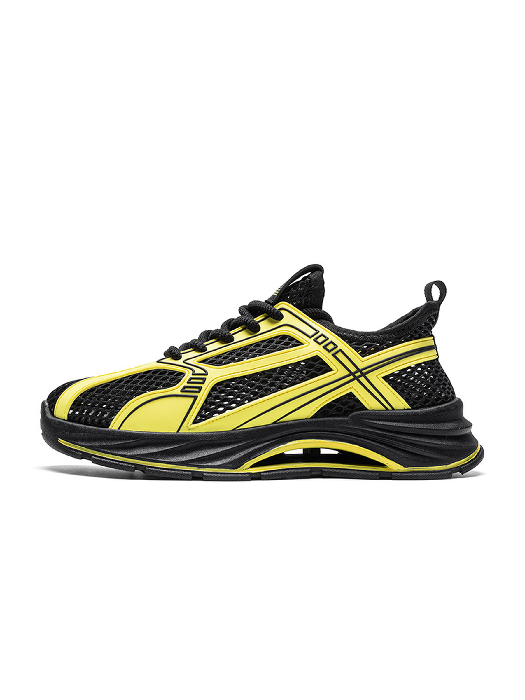 Mens Dynamic Mesh Sporty Sneakers