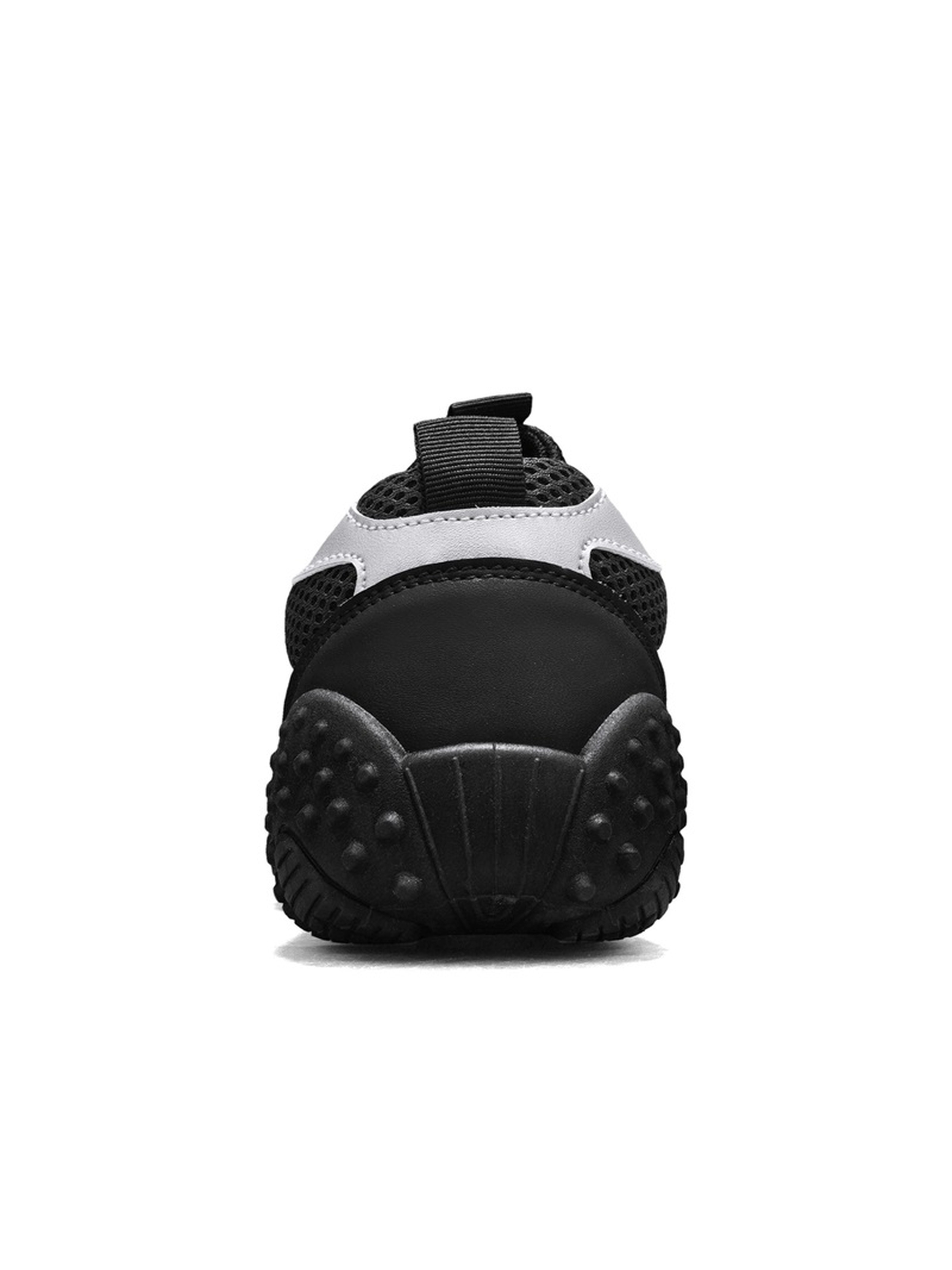 Black Mesh Sports Sneakers