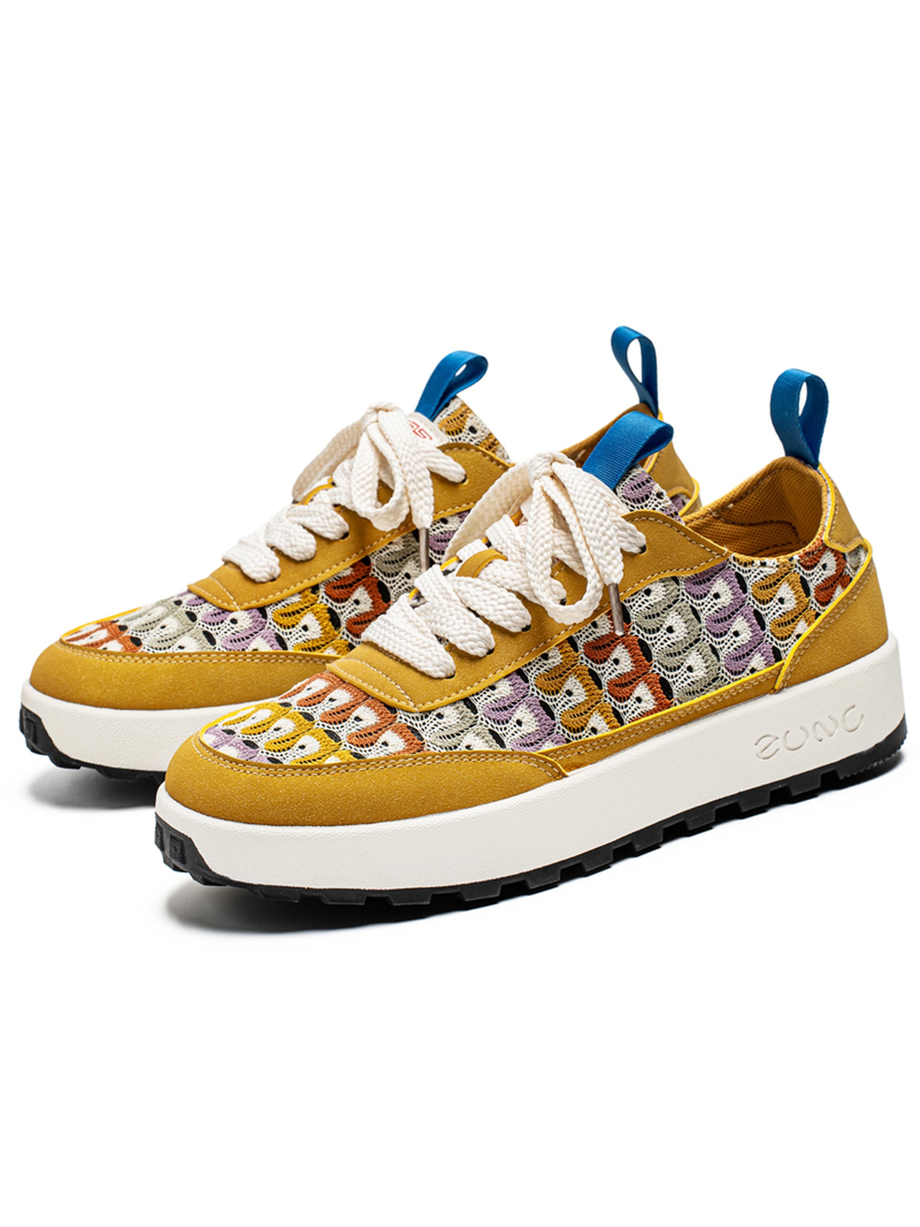 Multi-Color Mesh Sporty Sneakers