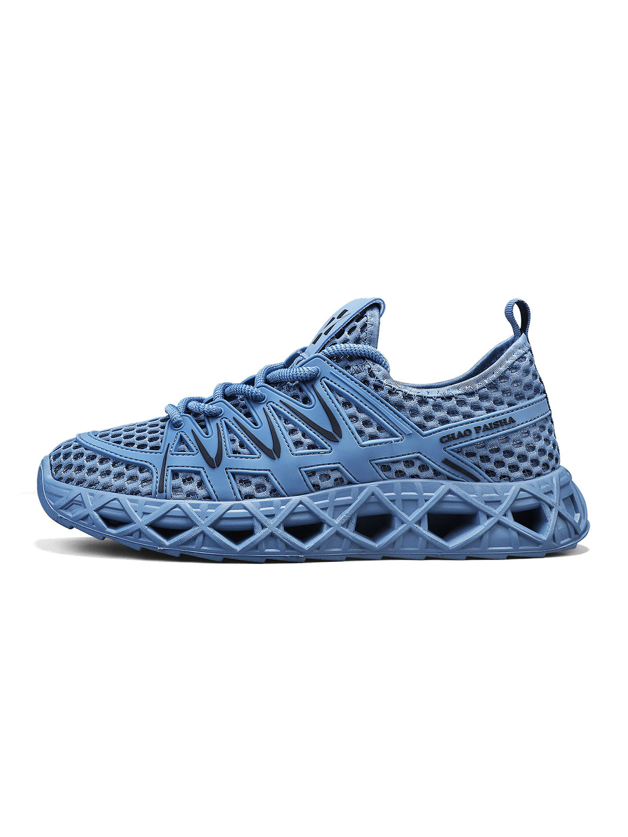 Breathable Mesh Lace Up Sneakers