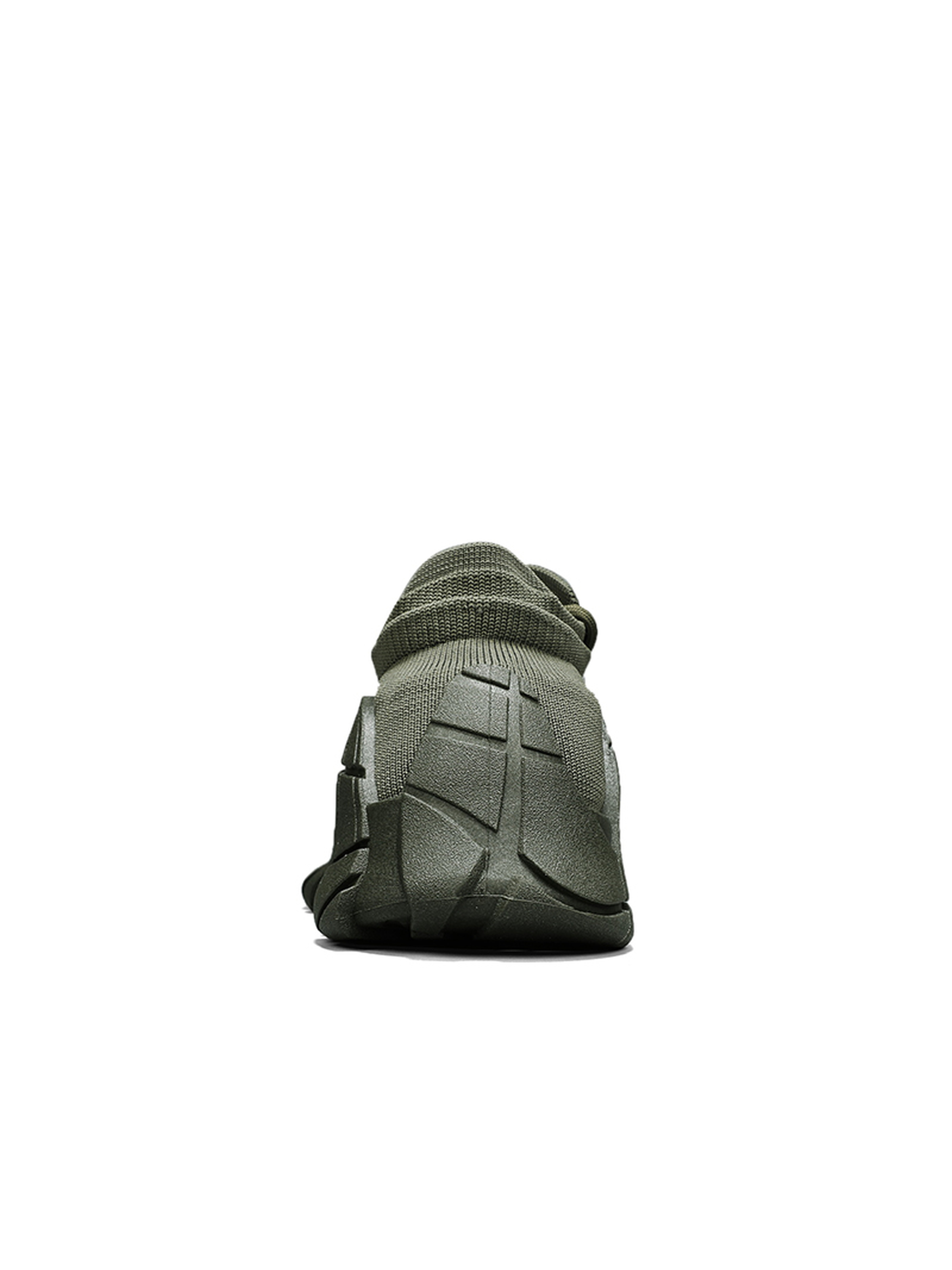 Mens Green Tactical Knit Sneakers