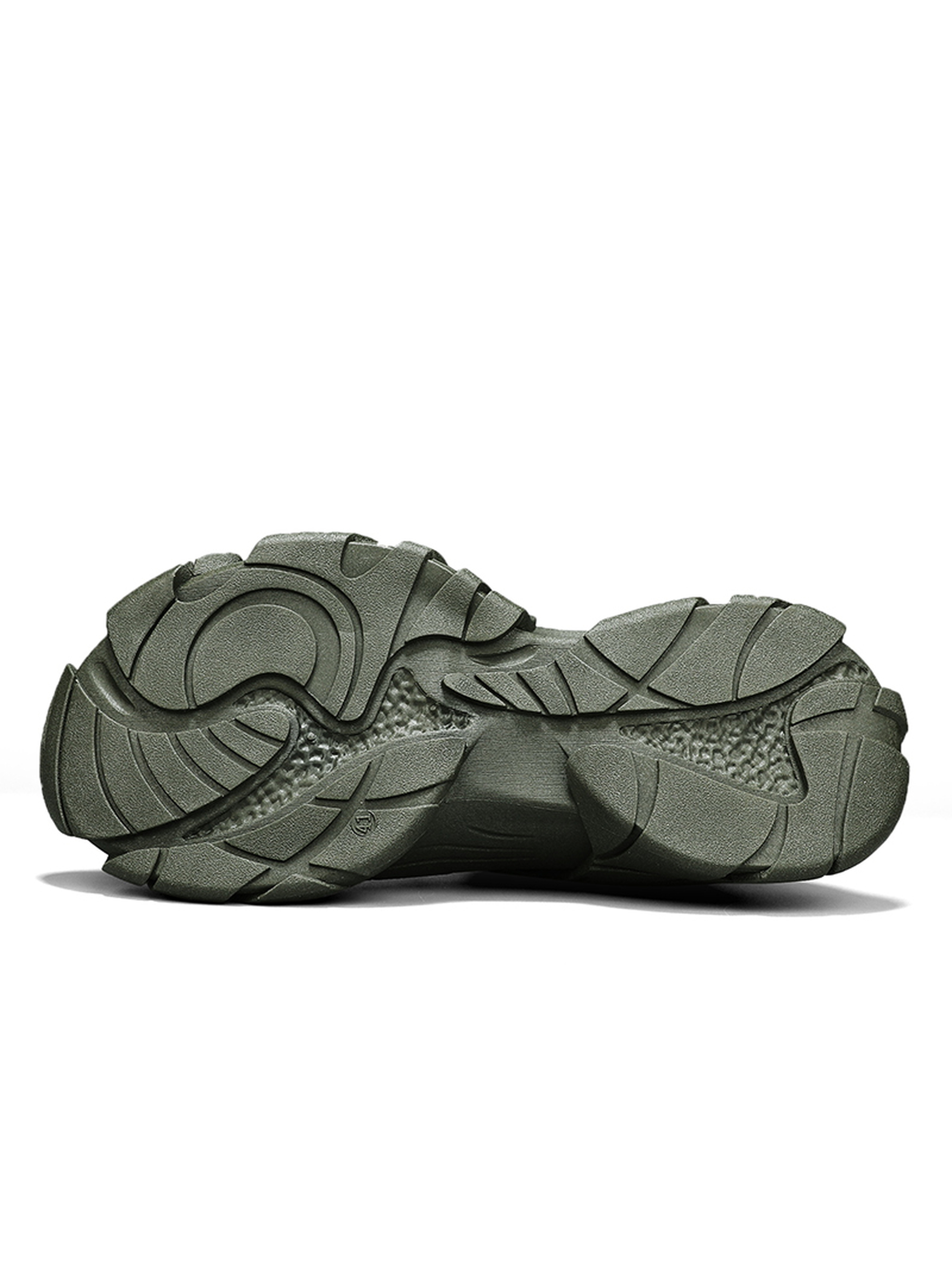 Mens Green Tactical Knit Sneakers